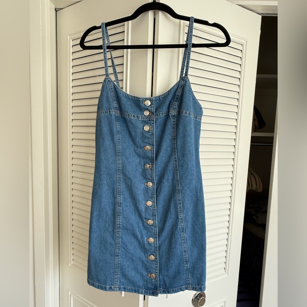 Denim Button-Down Women's Mini Dress